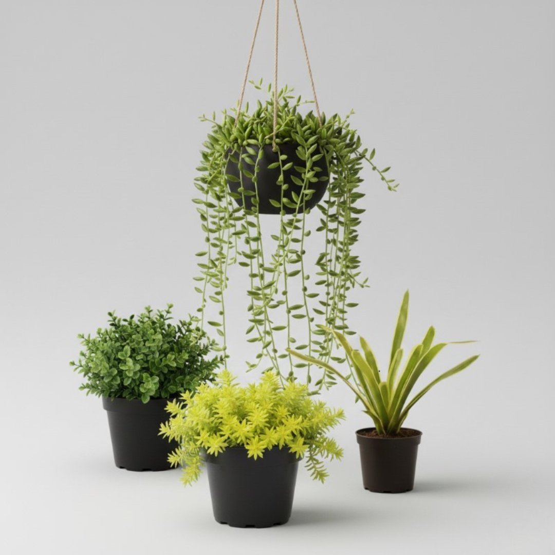 Leafy Trails Combo | Hanging Plants Combo | Combo Of 4