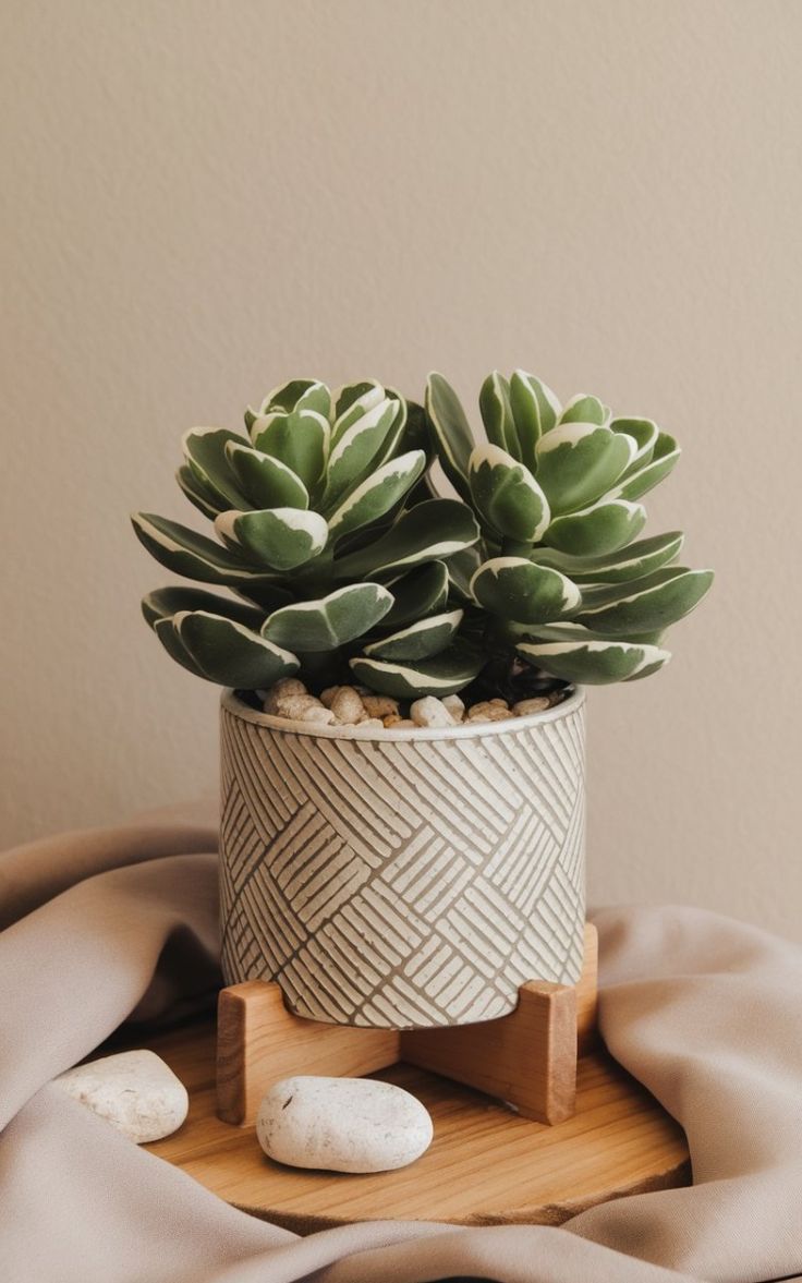 Crassula Ovata Variegated | Indoor Plant | 1 Live Plant