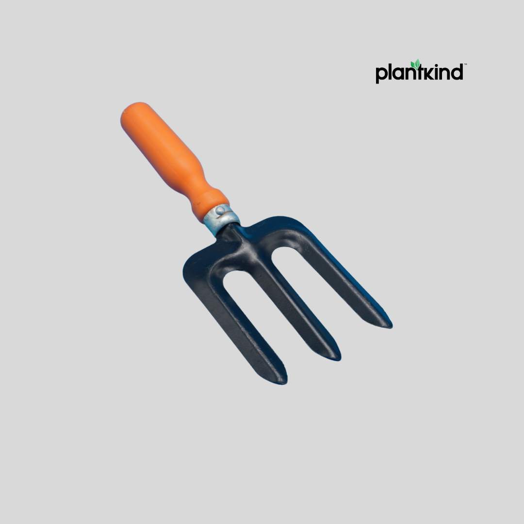 Plantkind Gardening Fork with PVC Handle | Gardenind Tools | Pack of 1