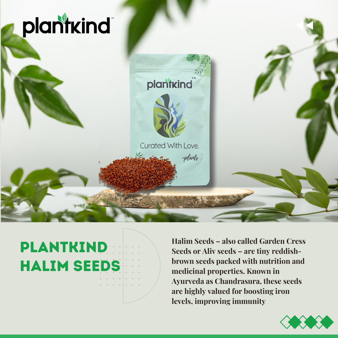 Halim Seeds | Garden Cress | Natural Superfood | Pack of 1 | 100g