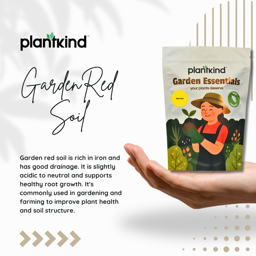 PLANTKIND Plain Red Soil | Potting Mix | Pack of 1 | 2kg