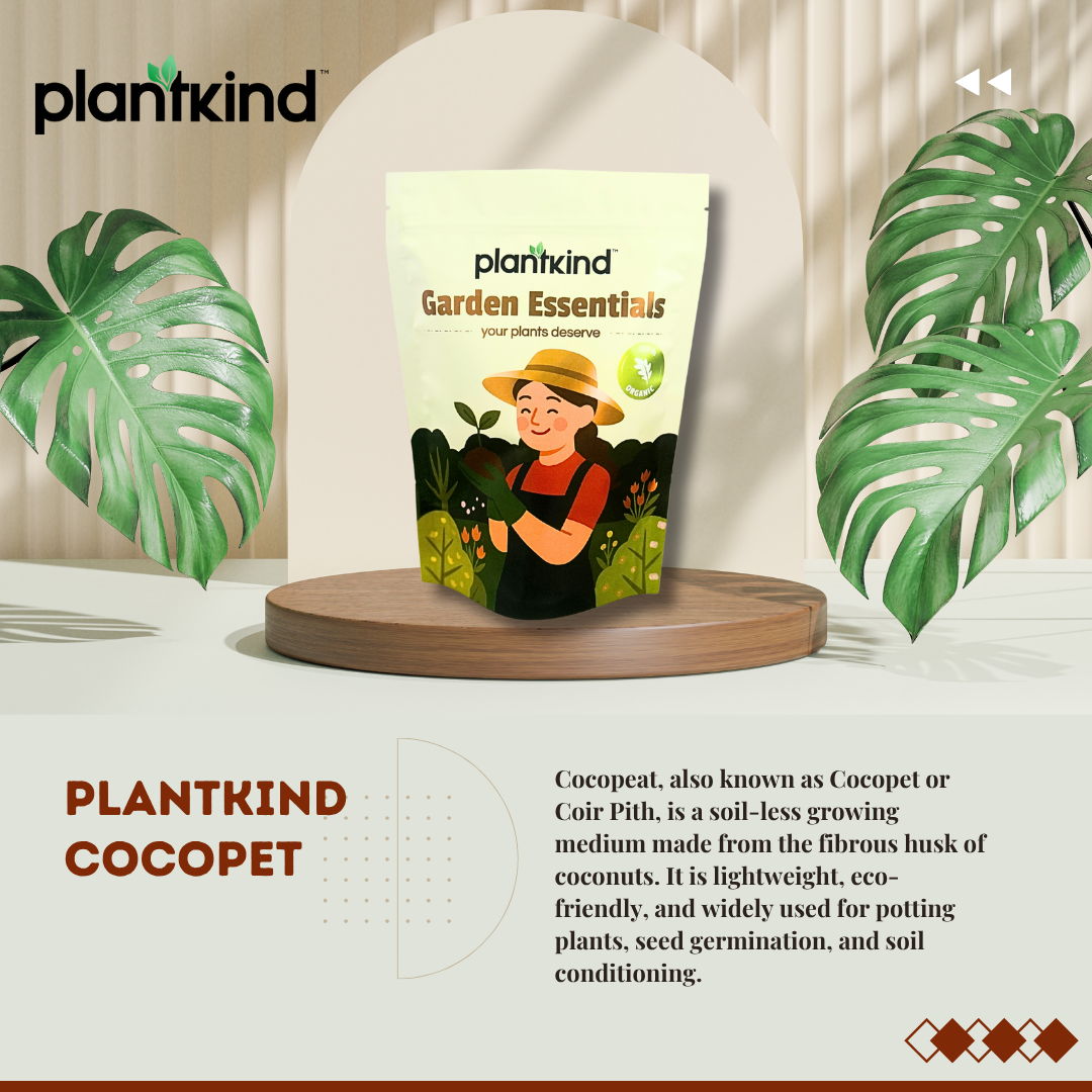 PLANTKIND Cocopeat | Potting Mixture | Pack Of 1 | 500g