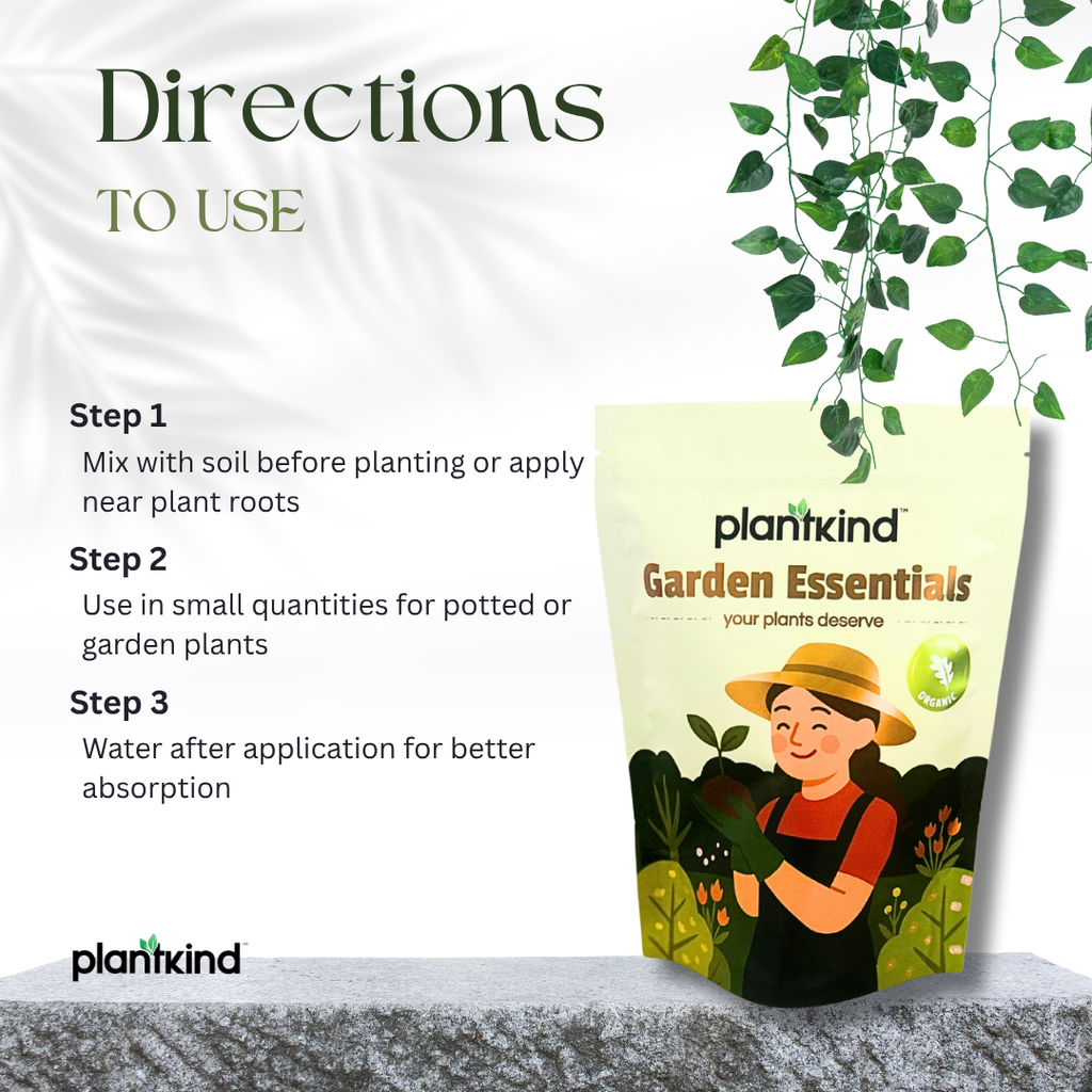 Plantkind DAP Fertilizer | Diammonium Phosphate Granular Fertilizer for Garden Use | Suitable for Vegetable Gardens, Lawns & Pots | Supports Soil Enrichment| 500 Gm