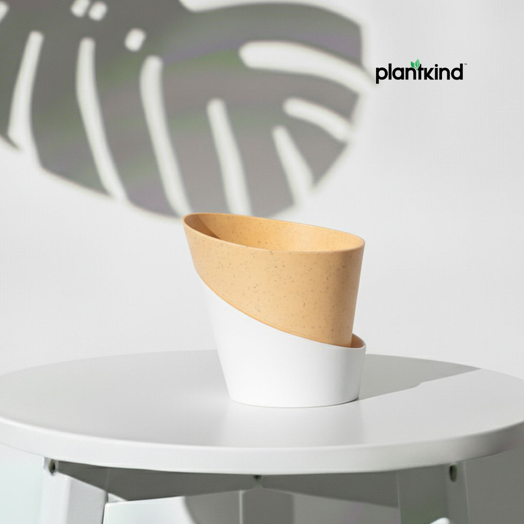 Plantkind Luxury Self Watering Plastic Pot | Gardening Pots | Pack of 1