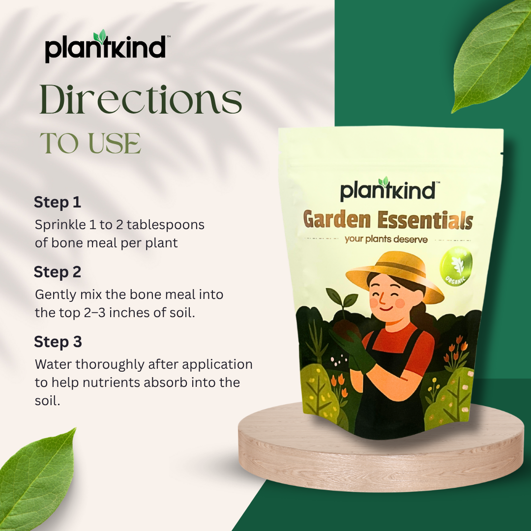 PLANTKIND Bone Meal | Organic Fertilizer | Pack Of 1 | 500g
