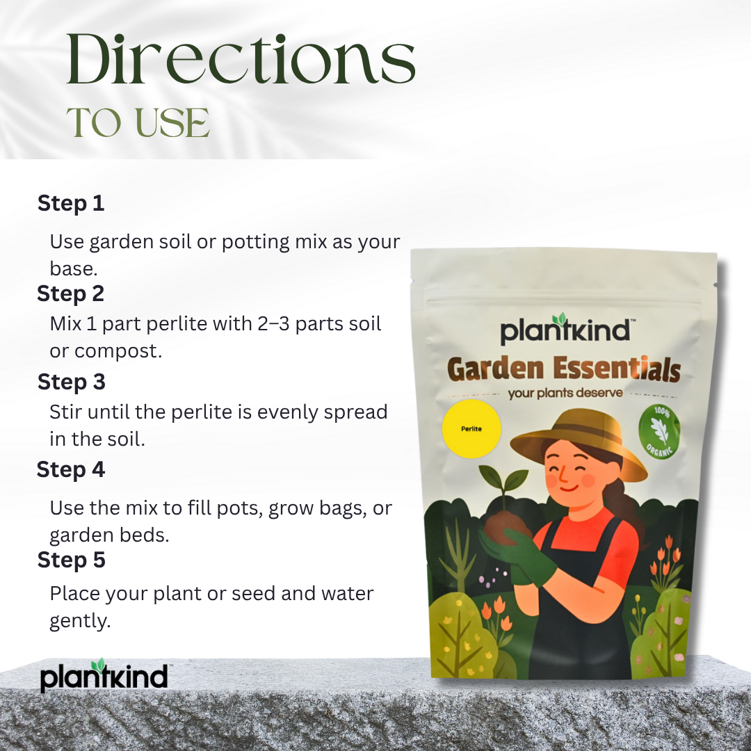 PLANTKIND Perlite | Potting Mixture | Pack Of 1 | 250g