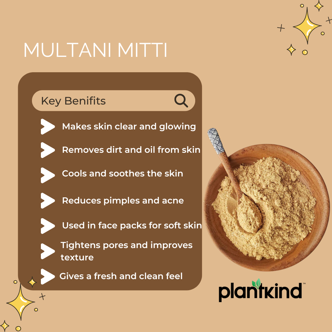 Multanimitti  | Natural Clay | Herbal Product | Pack of 1 | 200g