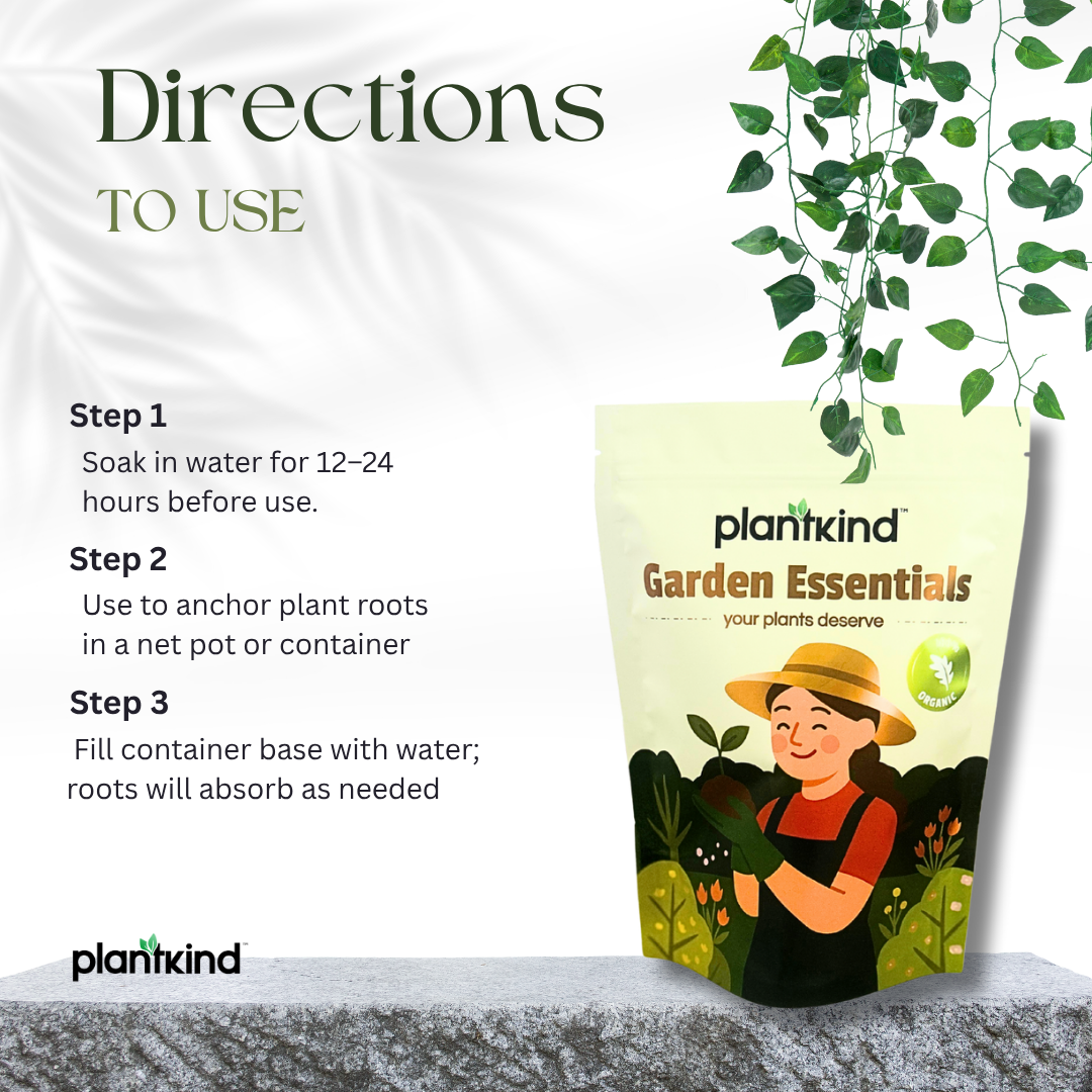 PLANTKIND Clay Pebbles | Soil Mix | Pack of 1 | 500g