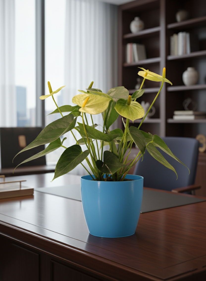 Anthurium Plant Yellow | Indoor Plant | 1 Live Plant