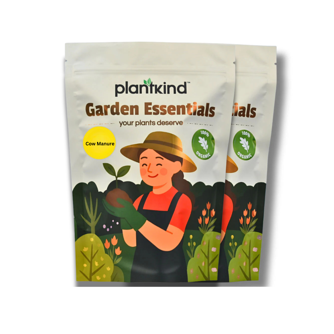 Plantkind Cow Manure | Garden Compost Manure for Plants | Enhances Soil Fertility and Structure | Suitable for All Types of Indoor and Outdoor Gardening Applications