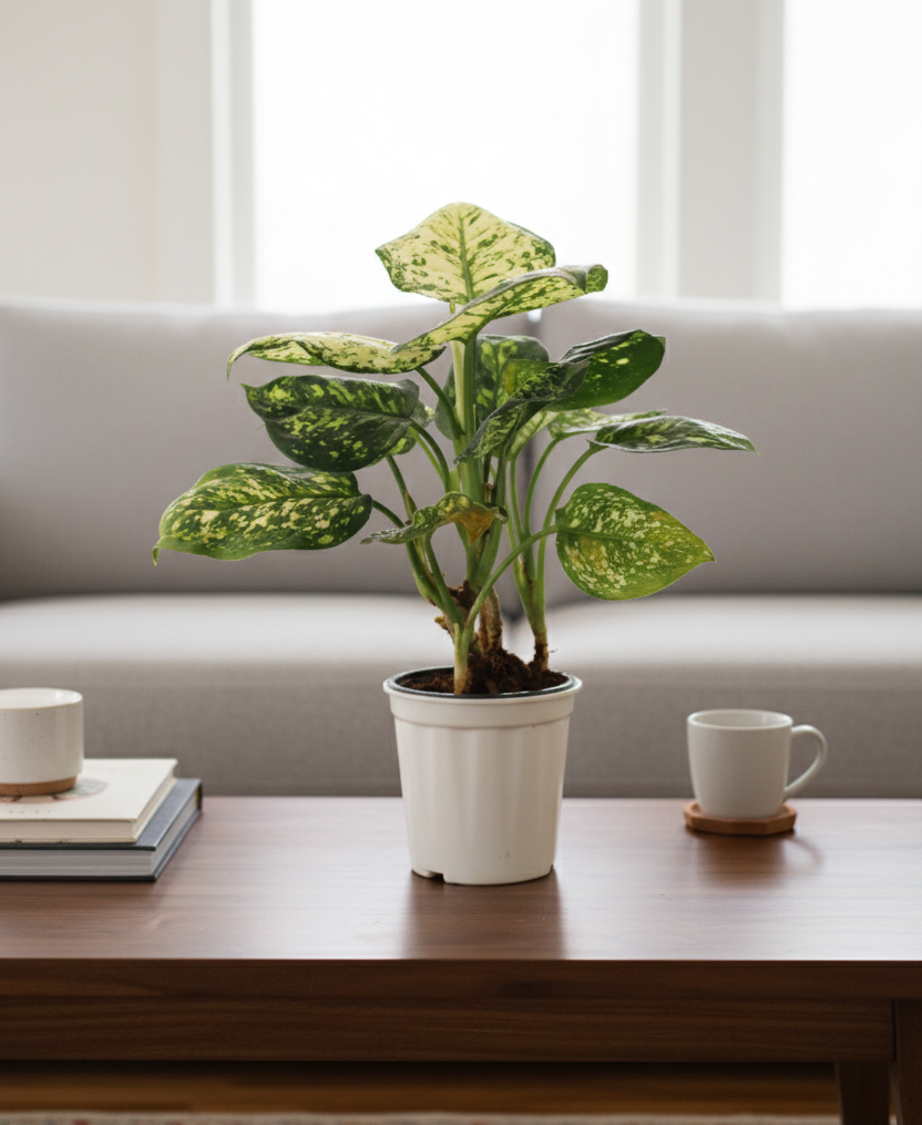 Dieffenbachia Cheetah Plant | Indoor Plant | 1 Live Plant| Small