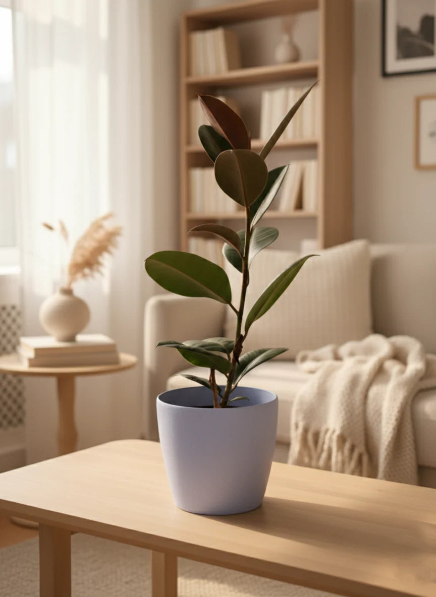 Rubber Plant| N-Black Rubber Plant | Plant for Indoor and outdoor | 1 Live Plant