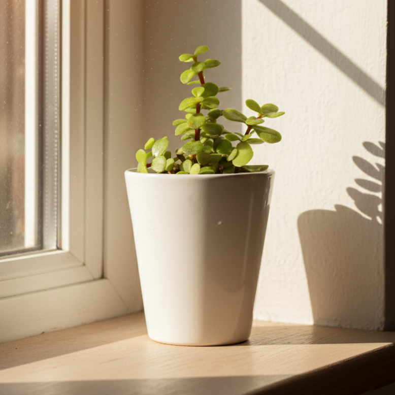 Jade Plant for Home & Office | Low-Maintenance | With Grow Pot