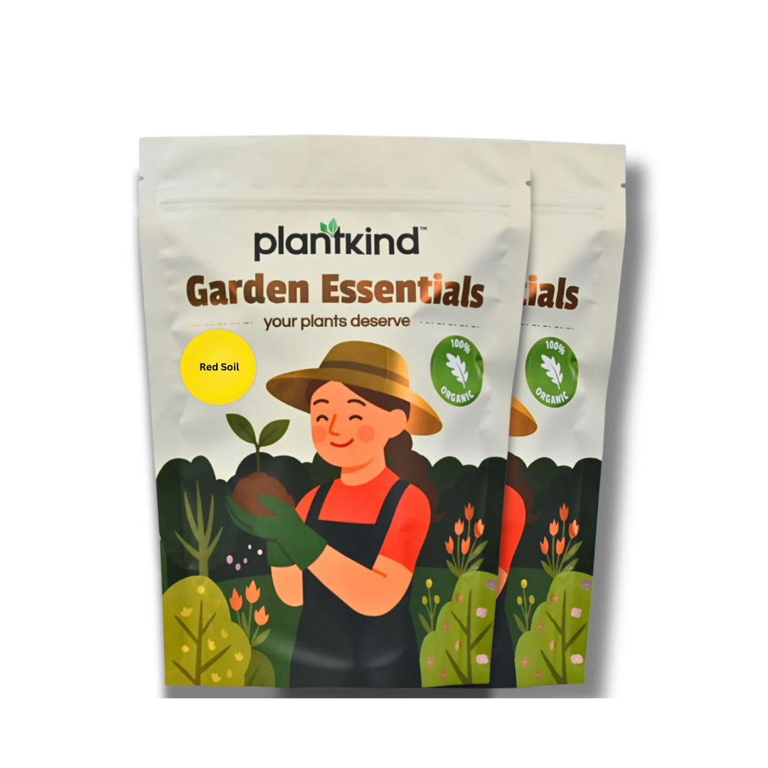 Plantkind Red Soil | Garden-Grade Natural Soil for Terrace & Outdoor Gardens | Enhances Soil Composition & Structure | Perfect for Pots, Beds & Planters