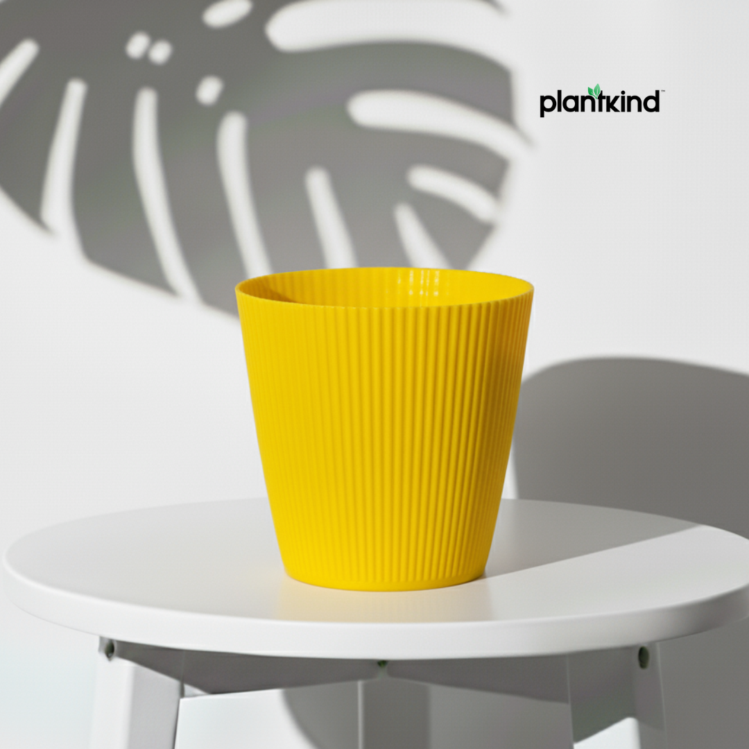 Plantkind Strip Plastic Pot 7 Inch | Gardening Pots | Pack of 1