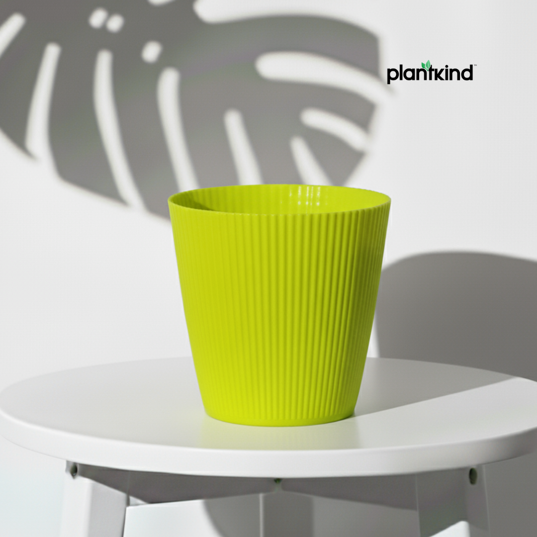 Plantkind Strip Plastic Pot 7 Inch | Gardening Pots | Pack of 1