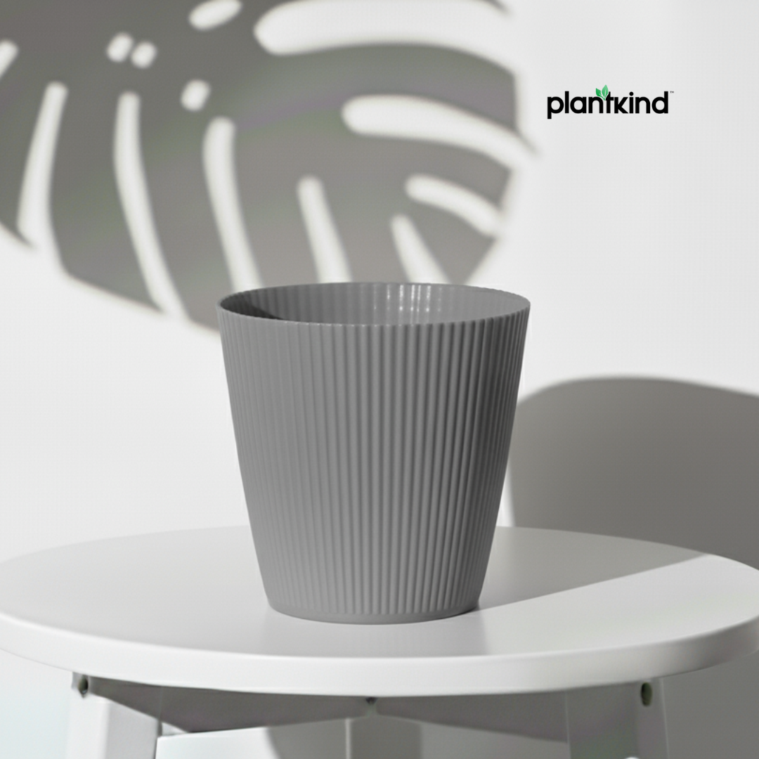 Plantkind Strip Plastic Pot 7 Inch | Gardening Pots | Pack of 1