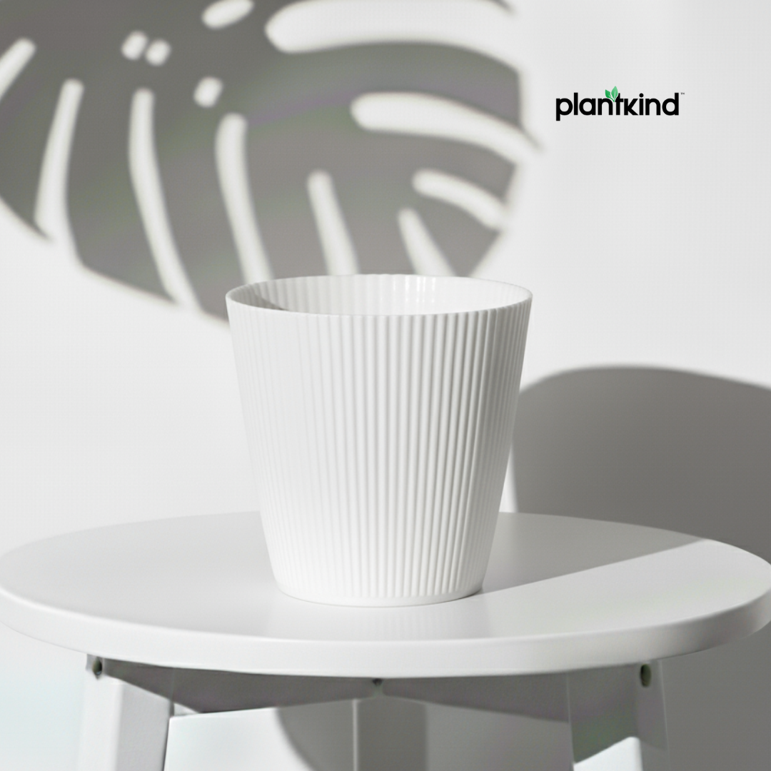 Plantkind Strip Plastic Pot 7 Inch | Gardening Pots | Pack of 1