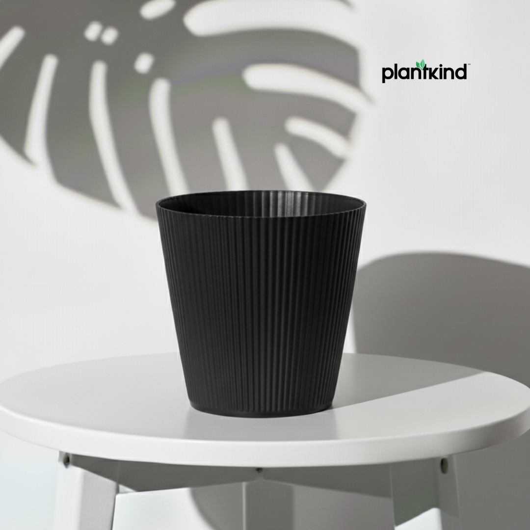 Plantkind Strip Plastic Pot 7 Inch | Gardening Pots | Pack of 1