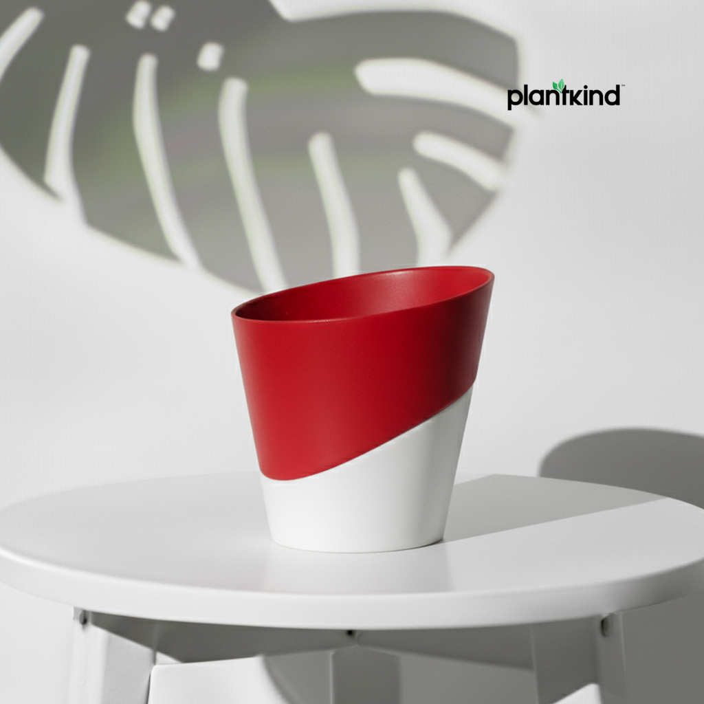 Plantkind Luxury Self Watering Plastic Pot | Gardening Pots | Pack of 1
