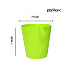 Plantkind Strip Plastic Pot 7 Inch | Gardening Pots | Pack of 1