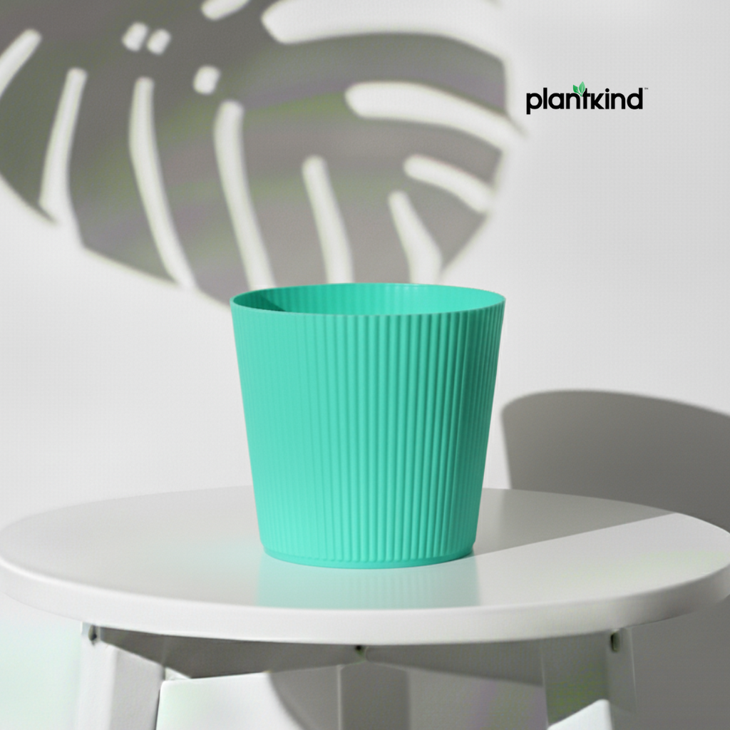 Plantkind Strip 5 Inch Plastic Pot | Gardening Pot | Plastic Pot | Pack Of 1