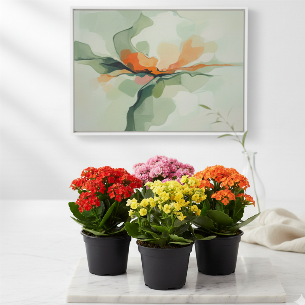 Bloom Aura Kalanchoe Combo |Flowering Plant Pack of 4