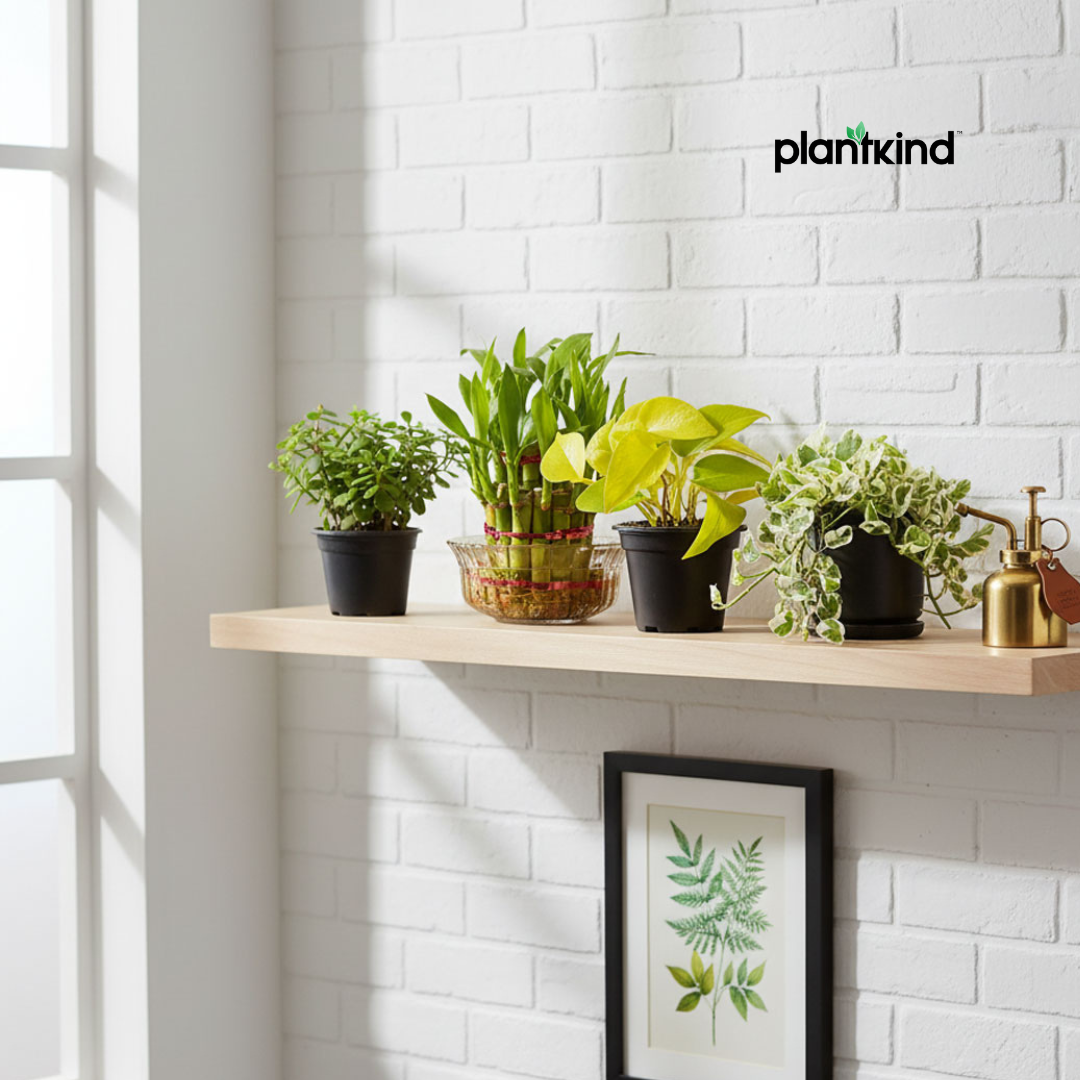 Fresh Start Plant Combo |Indoor Live Plants |Pack of 4