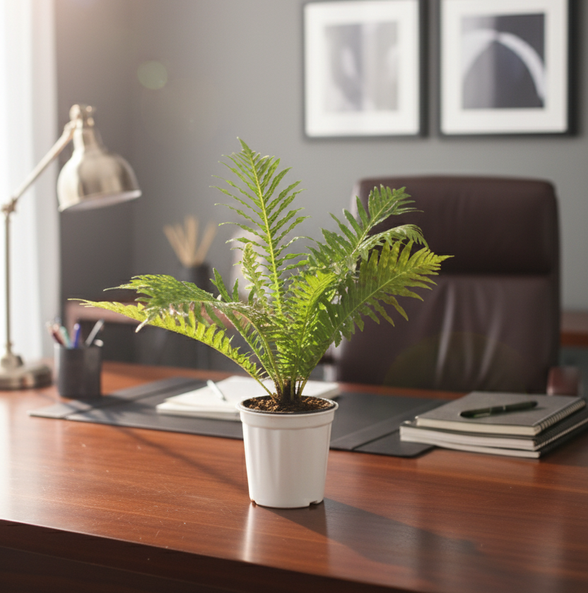 Silver Lady Fern Plant | Air Purifying Plant | Indoor Plant | Outdoor Plant | 1 Live Plant | Medium