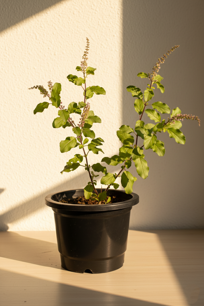 Plantkind Tulsi Plant | Ayurvedic Herbal Plant | 1 Live Plant