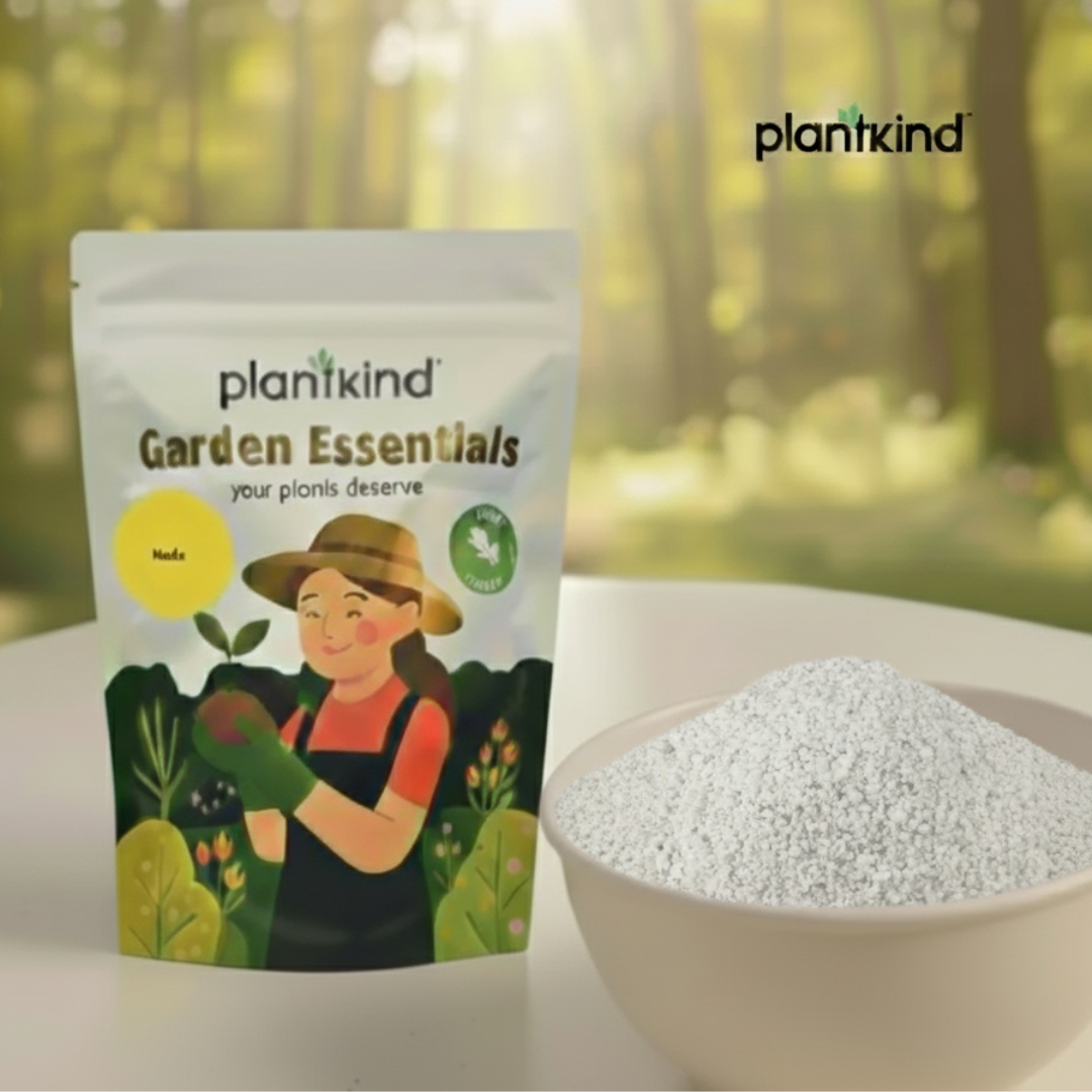 Plantkind Perlite | Horticultural-Grade Perlite Granules for Gardening & Hydroponics | Improves Soil Aeration & Drainage | Ideal for Seed Germination & Potting Mixes | (250g)