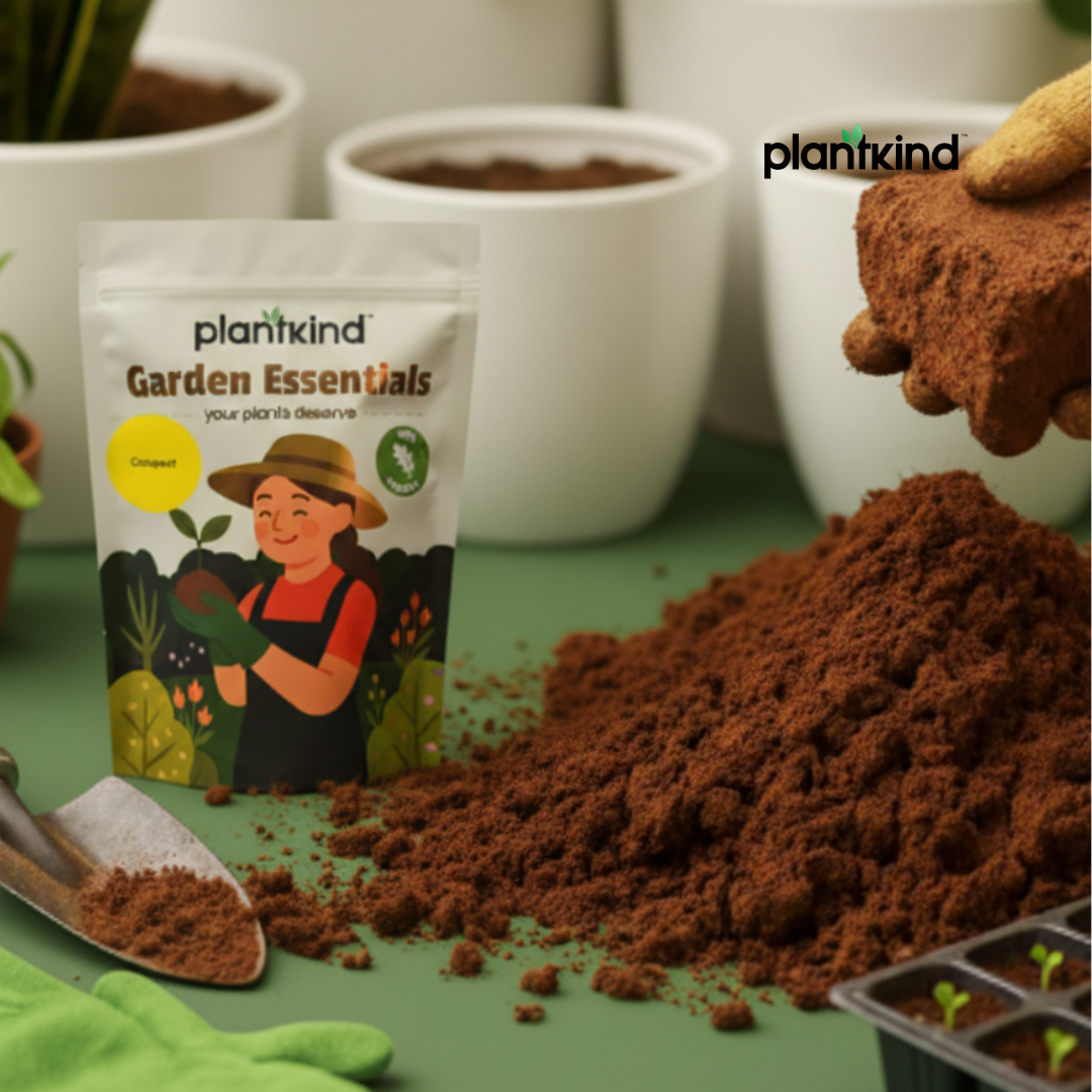 PLANTKIND Cocopeat | Potting Mixture | Pack Of 1 | 500g