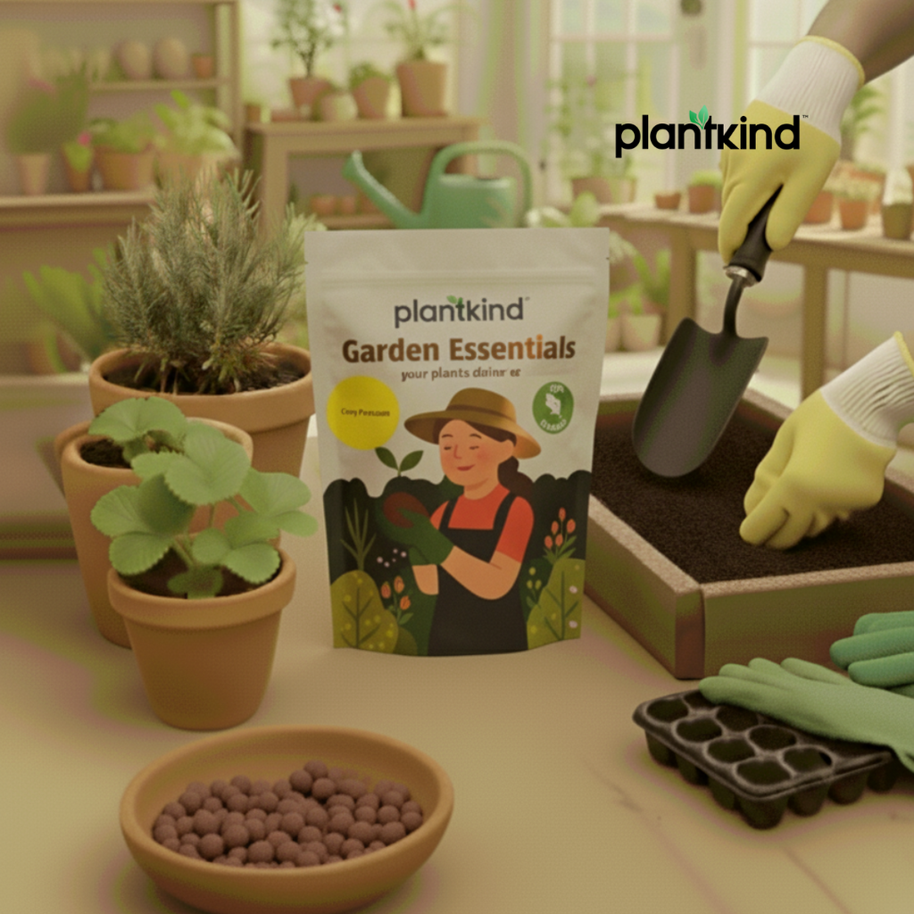PLANTKIND Clay Pebbles | Soil Mix | Pack of 1 | 500g