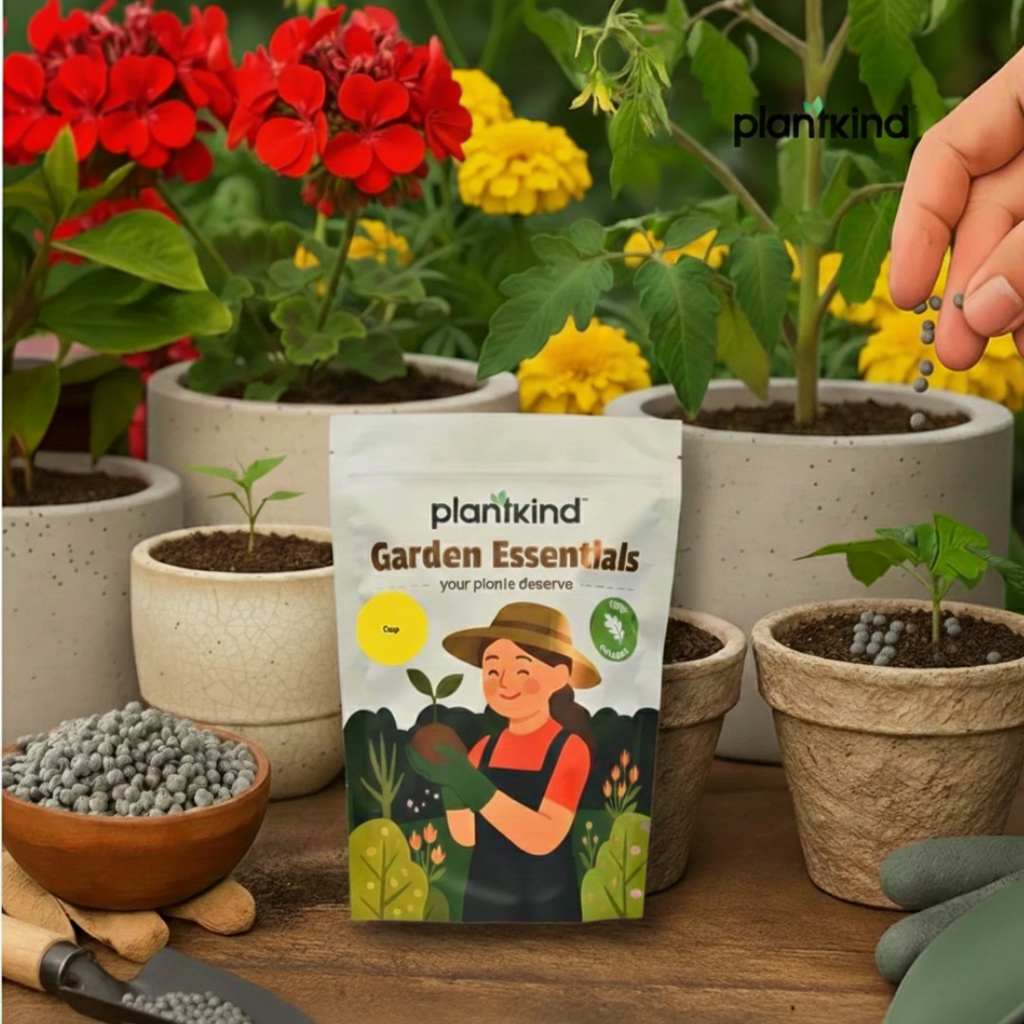 Plantkind DAP Fertilizer | Diammonium Phosphate Granular Fertilizer for Garden Use | Suitable for Vegetable Gardens, Lawns & Pots | Supports Soil Enrichment| 500 Gm