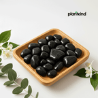 Black Polished Pebbles | 1 Kg