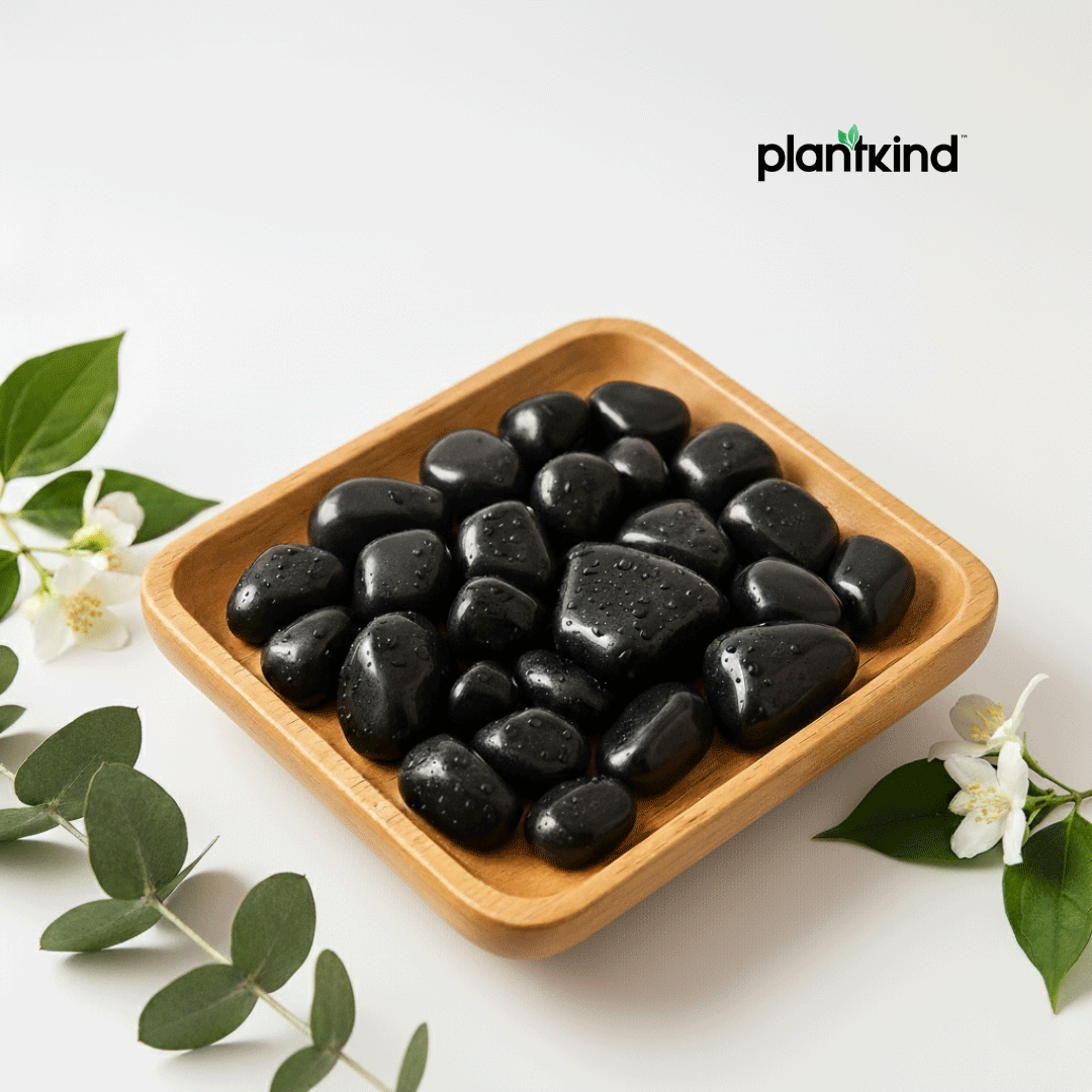 Black Polished Pebbles | 1 Kg