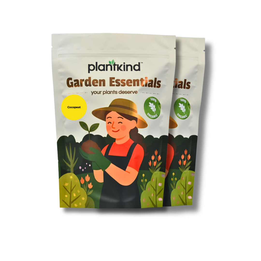 Plantkind Cocopeat Powder | Natural Coconut Coir | Ideal for Soil Aeration & Root Support | Reusable Pack| 1Kg