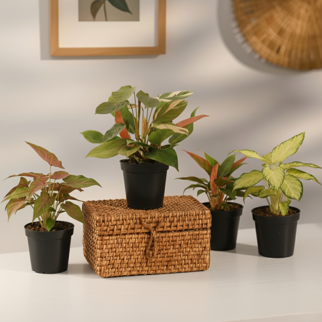Indoor Color Splash Bundle |Indoor Plant Combo | Combo of 4