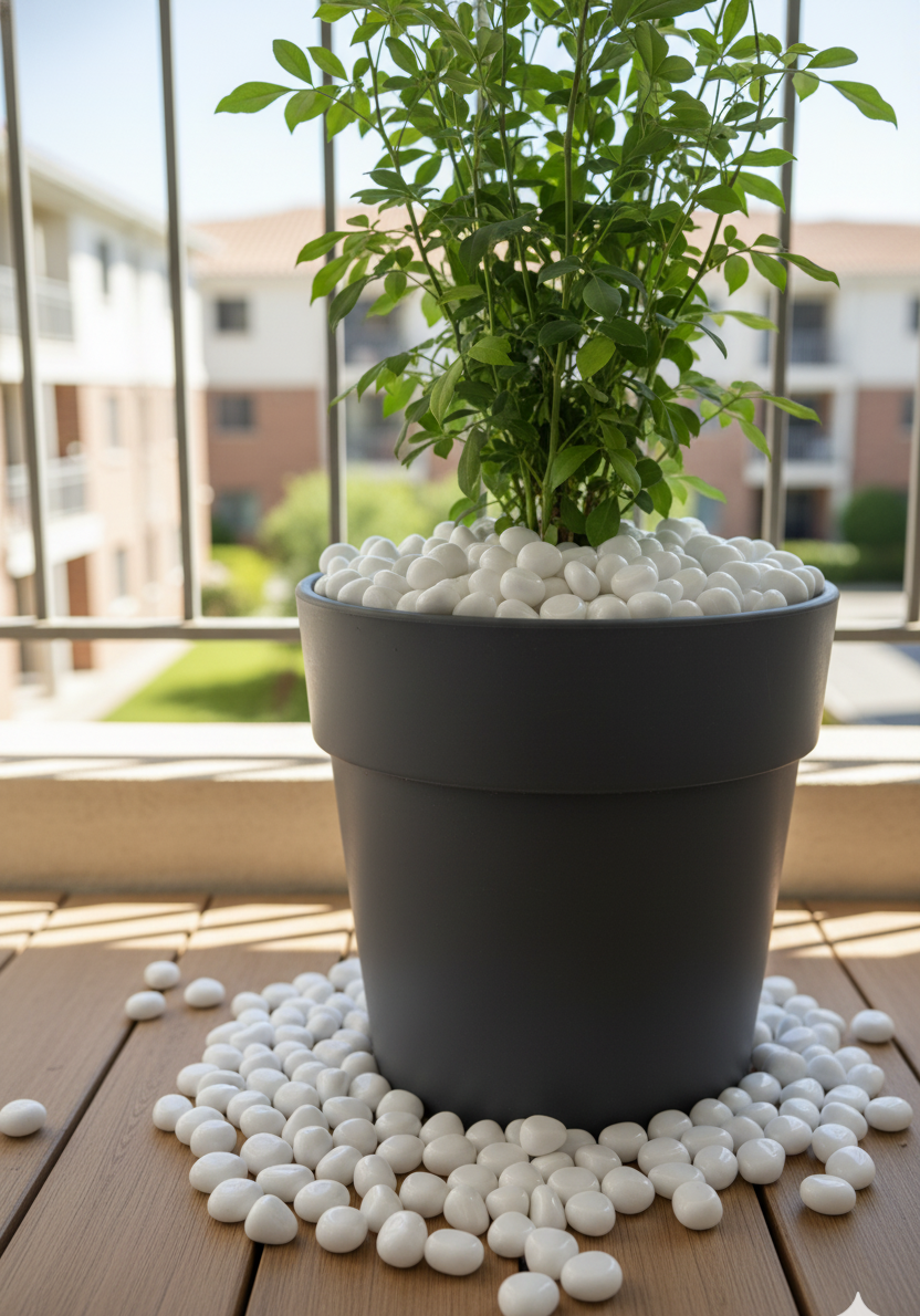 Plantkind Pebbles White 1 kg | Gardening  Decoratives | Pack of 1