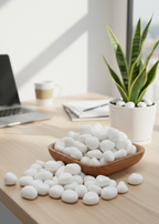 Plantkind Pebbles White 1 kg | Gardening  Decoratives | Pack of 1